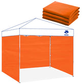 FANPAT lateral frontal naranja mostrando cobertura y visibilidad