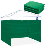 FANPAT lona lateral frente mostrando cobertura y color verde para privacidad