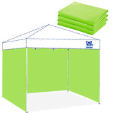 FANPAT paneles laterales instalados en carpa mostrando protección y aspecto profesional