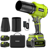 FAOGO soplador frontal con kit completo mostrando herramientas y diseño, beneficio: ahorro de tiempo