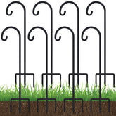 FEED GARDEN embalaje frontal mostrando 8 ganchos para jardín y coordinación