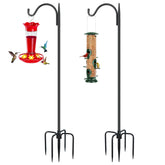 FEED GARDEN poste frontal 48 pulgadas con gancho, estabilidad para comederos