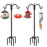 FEED GARDEN poste frontal pack 2 mostrando doble gancho y altura
