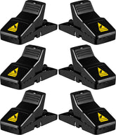 Feeke vista frontal del paquete con seis trampas para control seguro de roedores