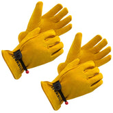 FEISHDEK guantes infantiles amarillo vista frontal protección