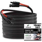 Feotech cable extensión frontal mostrando longitud y pares, mejora la instalación