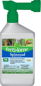 ferti-lome vista frontal del envase 32 oz listos para rociar, práctico y seguro