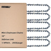 Fifchall paquete frontal de 5 cadenas 10" con vista completa y beneficio pronta reposición