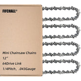 Fifchall vista frontal del empaque mostrando 4 cadenas y compatibilidad, facilita compra adecuada