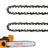 Fifchall empaque frontal del juego de 2 cadenas 16" listo para almacenar