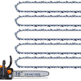 Fifchall pack frontal mostrando cinco cadenas ideal como recambio