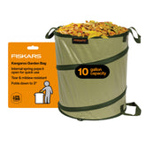 Fiskars bolsa frontal abierta mostrando capacidad y fácil acceso