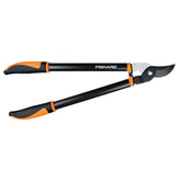 Fiskars lopper frontal mostrando mango Softgrip, mejora el control