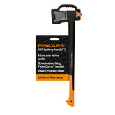 Fiskars X25 vista frontal mostrando diseño y potencia