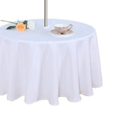 Fitable mantel redondo frontal muestra cobertura y estilo elegante