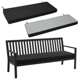 Fitfree vista frontal del cojín negro mostrando acabado y forma, mejora estética