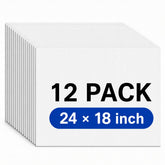 Fittoria vista frontal del pack de carteles 18x24 in para señalización rápida