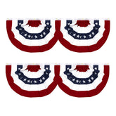 Flaglink bandera frontal mostrando diseño plegado y aspecto atractivo