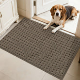 FLOORHUG felpudo frontal 24x36 mostrando absorción y diseño elegante