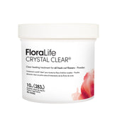 Floralife Crystal Clear frente del envase mostrando etiqueta y contenido claro