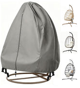 FLYMEI funda frontal gris cubriendo silla colgante, protección estética