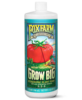 FoxFarm botella frontal mostrando etiqueta y beneficios para crecimiento vegetativo