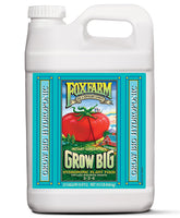 FoxFarm Grow Big Hydroponic frontal mostrando envase grande y etiqueta clara, facilita identificación