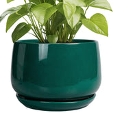 G EPGardening vista frontal de maceta cerámica, acabado elegante y resistente