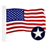 G128 bandera frontal mostrando colores vivos y diseño oficial