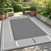 GAOMON alfombra frontal medallón elegante para patio y resistencia exterior