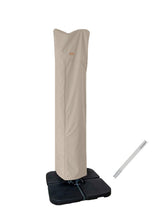 Garden Balsam vista frontal de la funda que protege la sombrilla