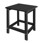 GARDENSTAR mesa auxiliar frontal mostrando diseño y durabilidad