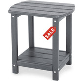 GARDENSTAR mesa lateral frontal mostrando diseño resistente y estética