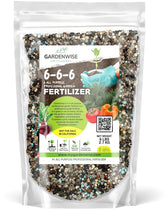 Gardenwise envase frontal mostrando marca y beneficios para identificación rápida