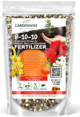 GARDENWISE envase frontal mostrando etiqueta y beneficios para jardineros