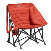GCI Outdoor Puff Rocker Terra vista frontal con asiento confortable para relajarse