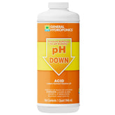 General Hydroponics frente del envase mostrando producto y marca para identificación rápida