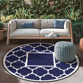 GENIMO vista frontal de la alfombra exterior, resistente y decorativa