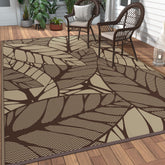 GENIMO vista frontal del empaque y alfombra 6'x9' mostrando estilo y dimensiones