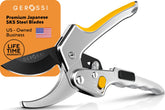 GEROSSI vista frontal de tijeras robustas con potencia aumentada