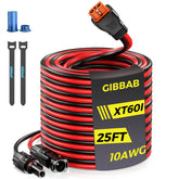 Gibbab cable frontal con conectores XT60i mostrando conexión segura