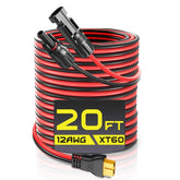 Gibbab cable XT60 frontal mostrando longitud y conectores, facilita instalación segura