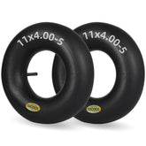 GICOOL paquete frontal cámaras 11x4.00-5 mostrando dos unidades y beneficios durabilidad