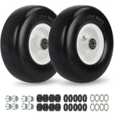 GICOOL rueda frontal pack 2 vista frontal resistente y antipinchazos