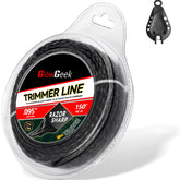 GlowGeek paquete frontal 150 ft mostrando longitud y forma para cortes precisos