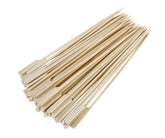 Gmark empaque frontal mostrando 100 brochetas, práctico y ecológico