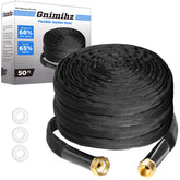 Gnimihz manguera frontal embalaje mostrando longitud 50 ft y beneficios