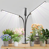 GooingTop vista frontal de la lámpara con luz blanca beneficios para crecimiento