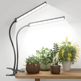 GooingTop vista frontal de la lámpara clip, ilumina plantas uniformemente