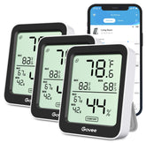 Govee frente del pack mostrando pantalla legible y beneficios de monitorización